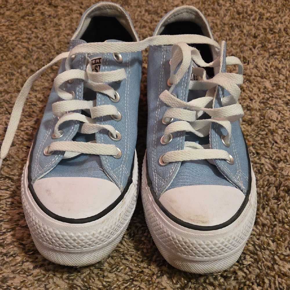 Platform Converse Light Blue